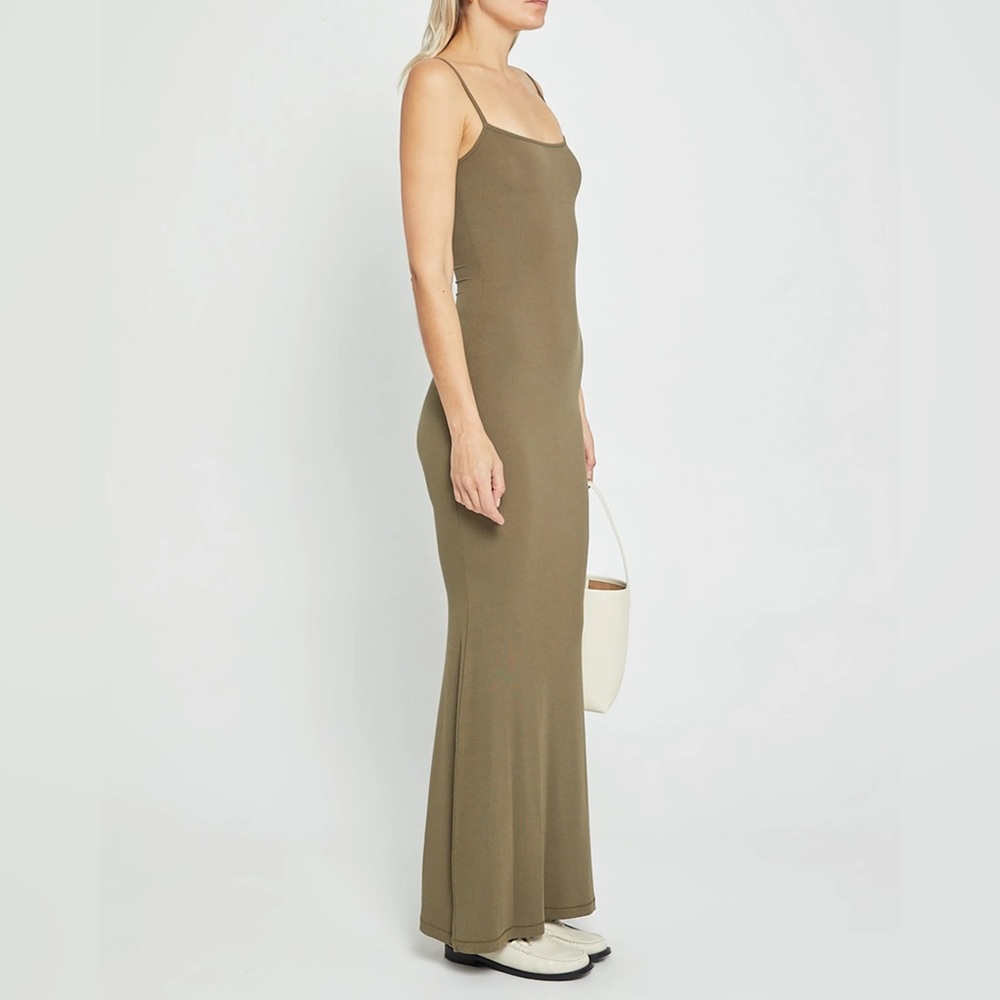 RARE skims army soft lounge long maxi dress slip dress - Picture 4 of 8